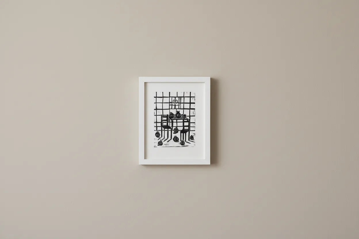 "Granadas" Linocut Print