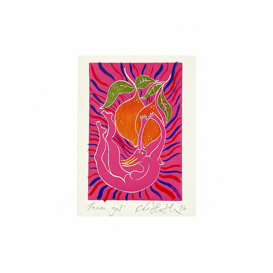 Lemon Gal original painted print (1)