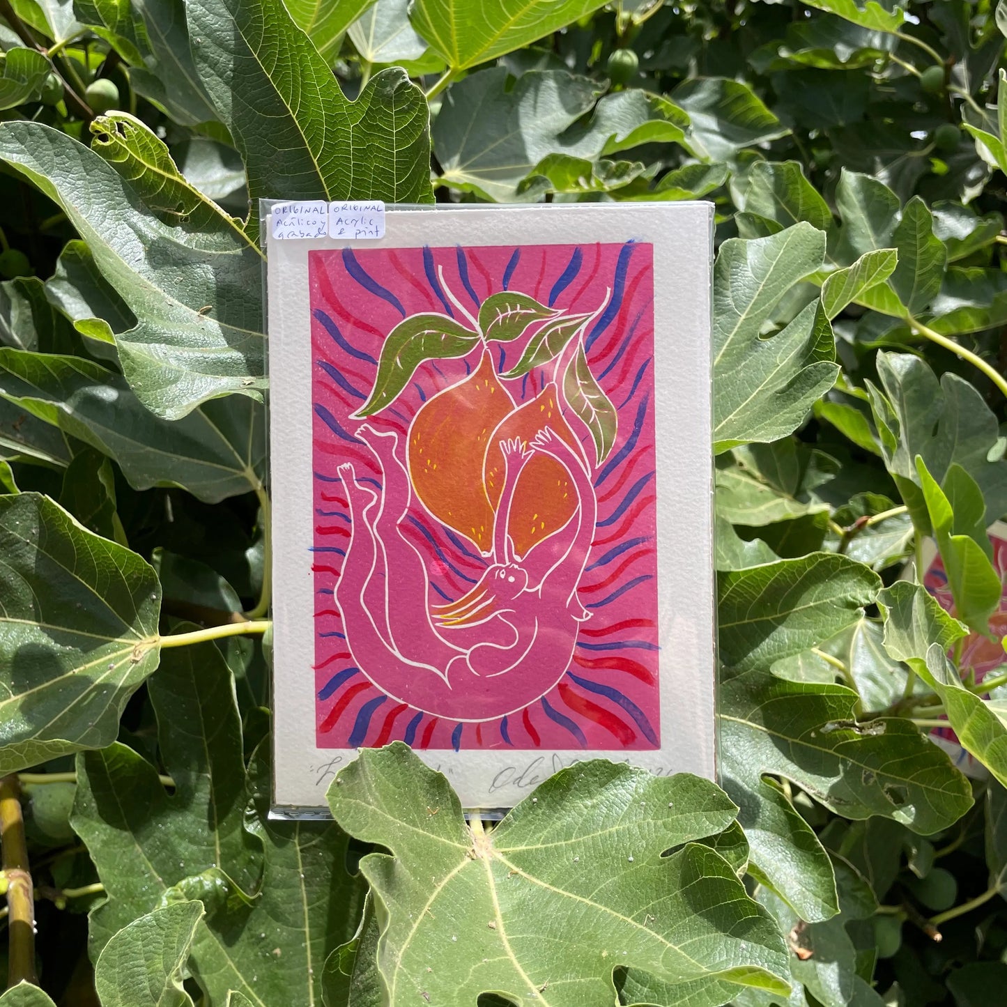 Lemon Gal original painted print (1)