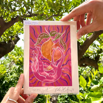 Lemon Gal original painted print (3)