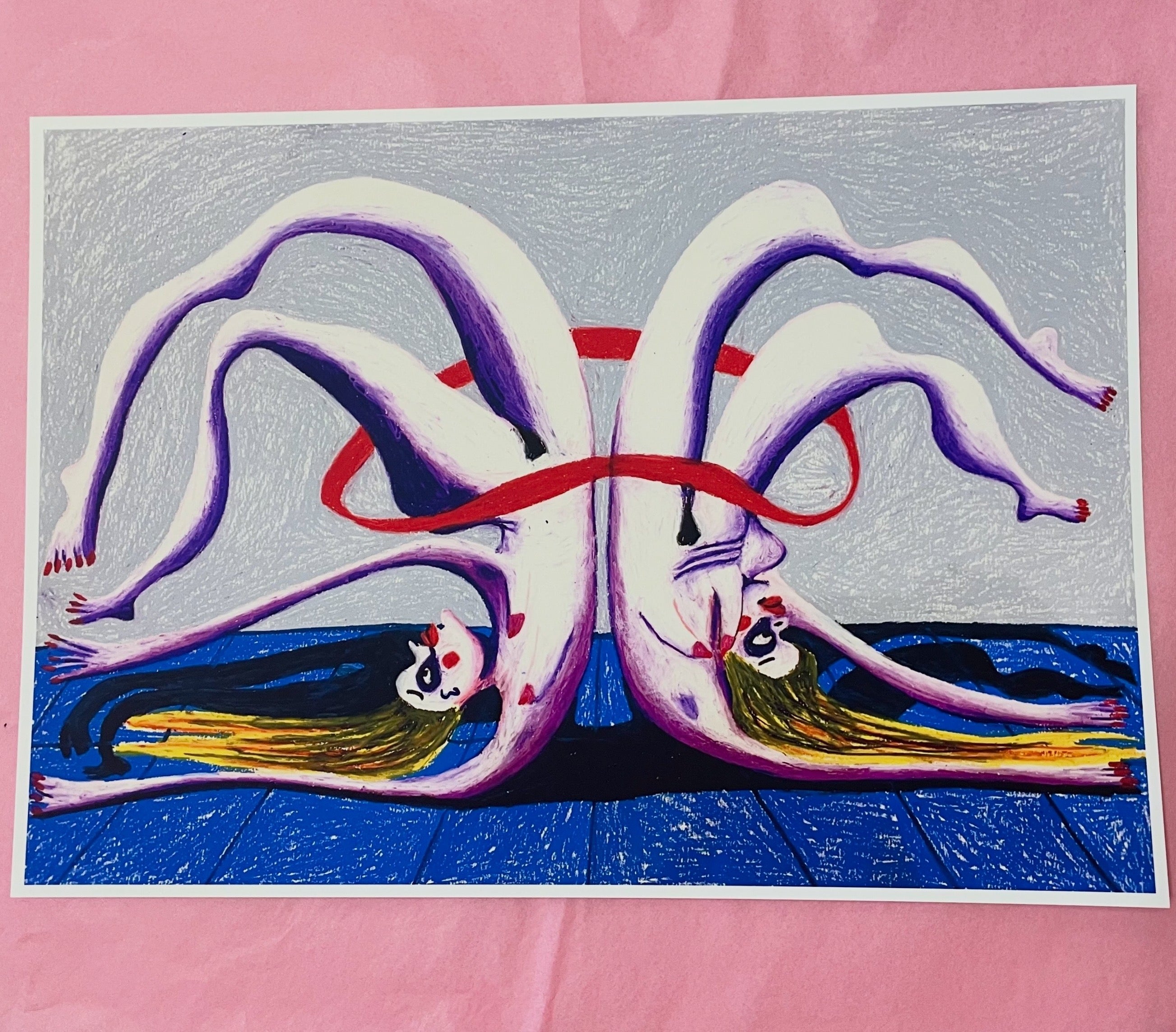 Kitchen Table Drawing no.109- Fine Art Print