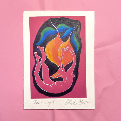 Lemon Gal original painted print (4)