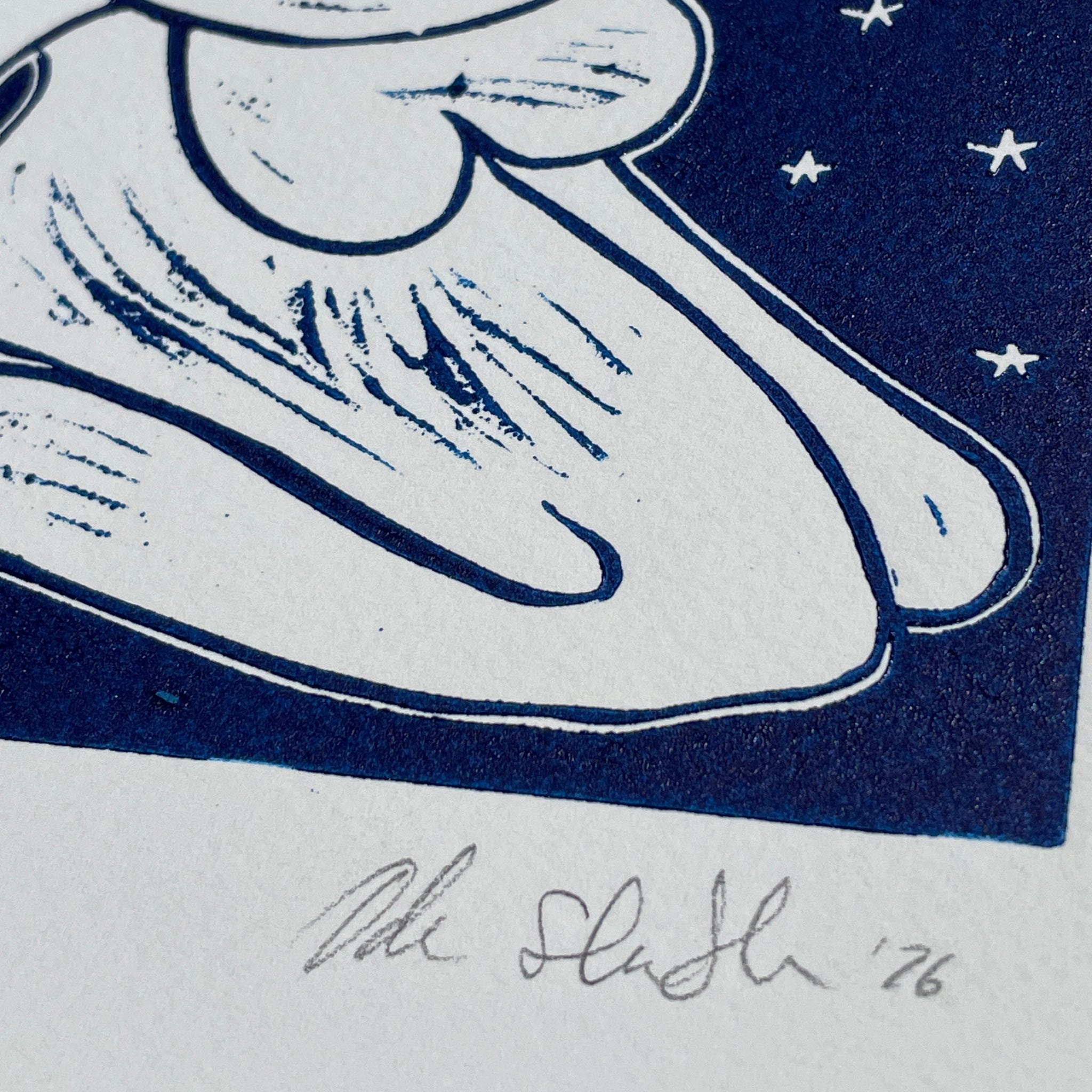 "Embrace" Linocut Print