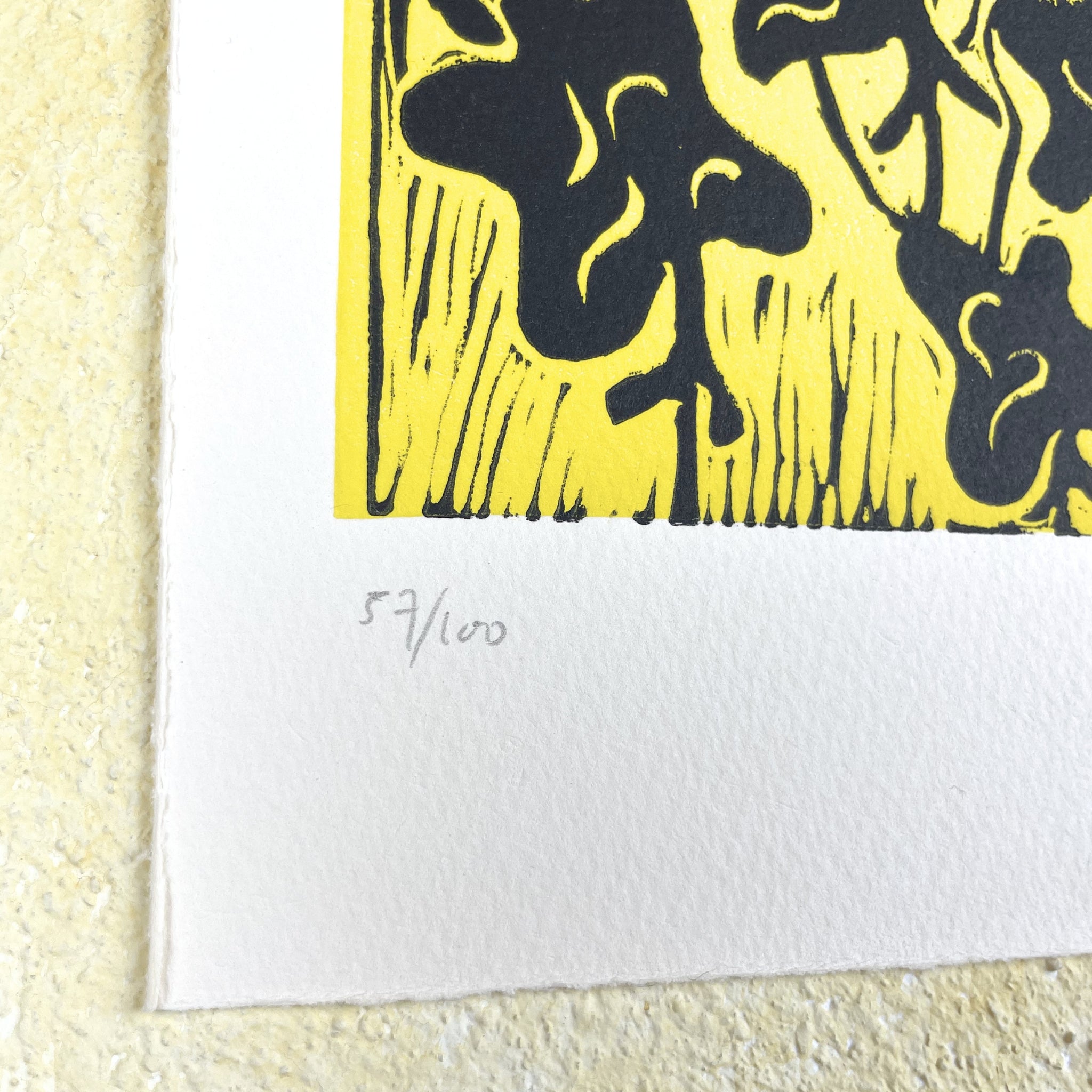 "Chair" Linocut Print
