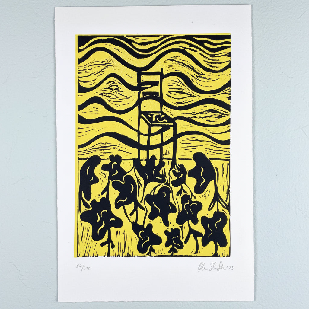 "Chair" Linocut Print