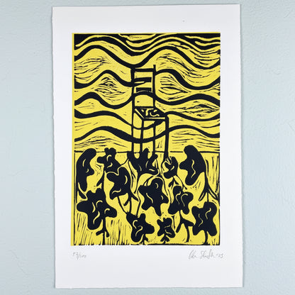 "Chair" Linocut Print