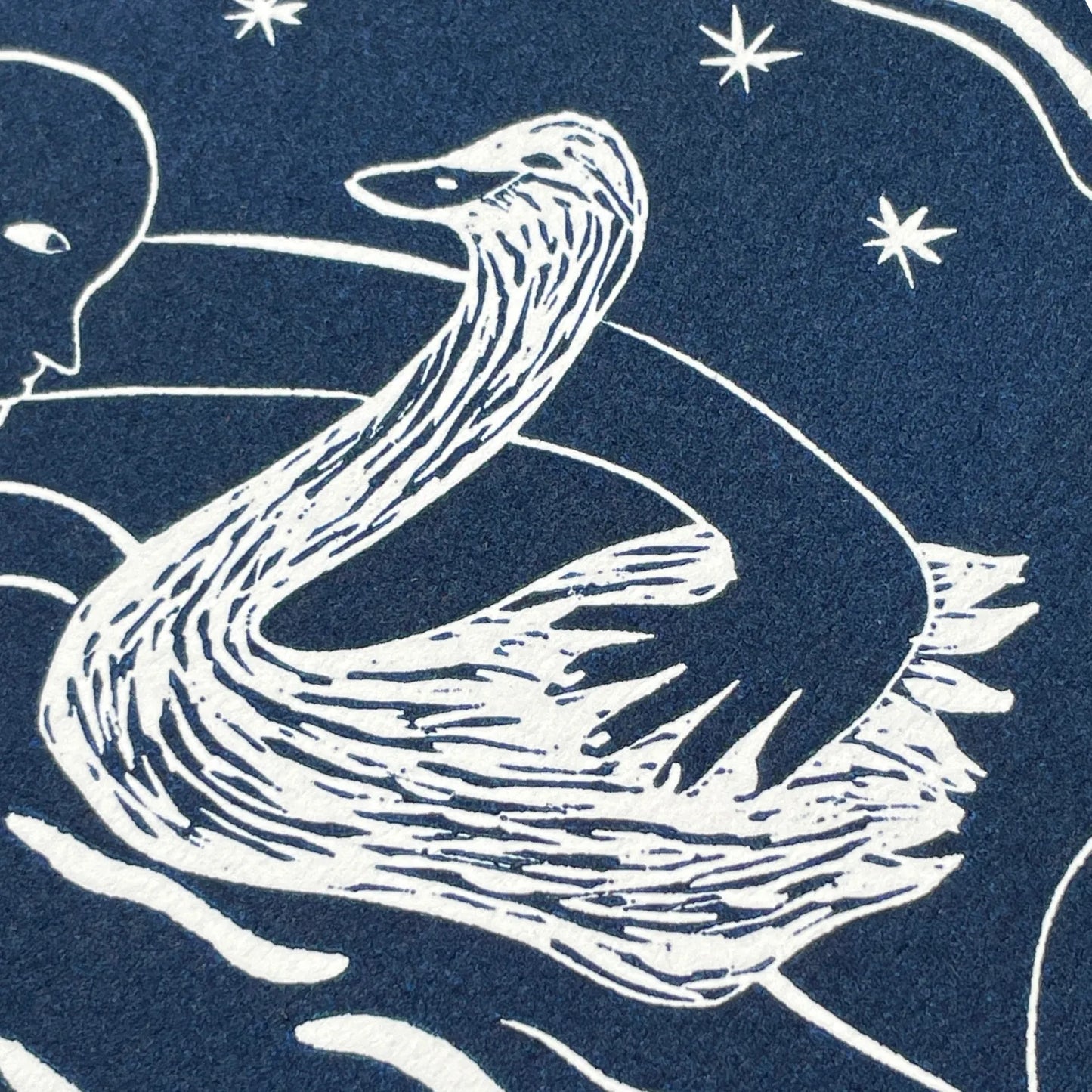 "Moonsnatchers" Linocut Print