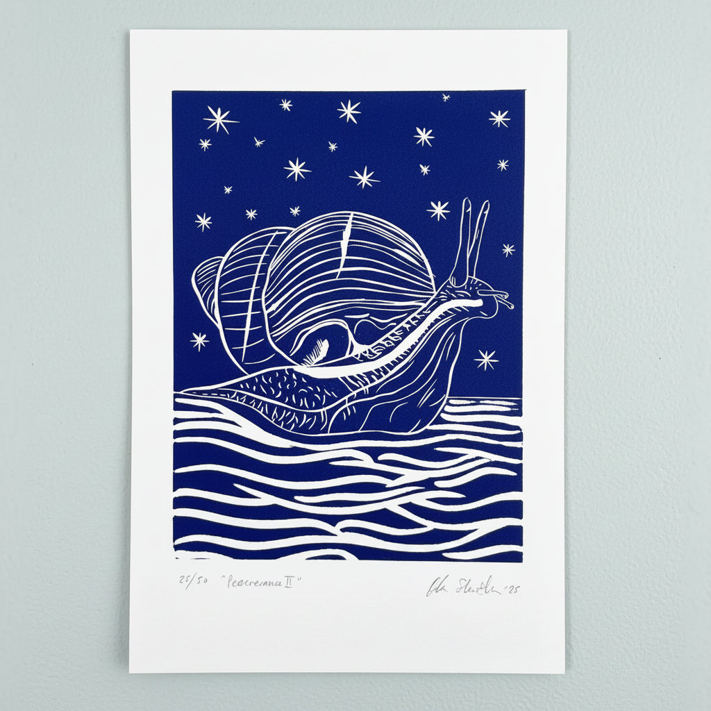 "Perseverance" Linocut Print