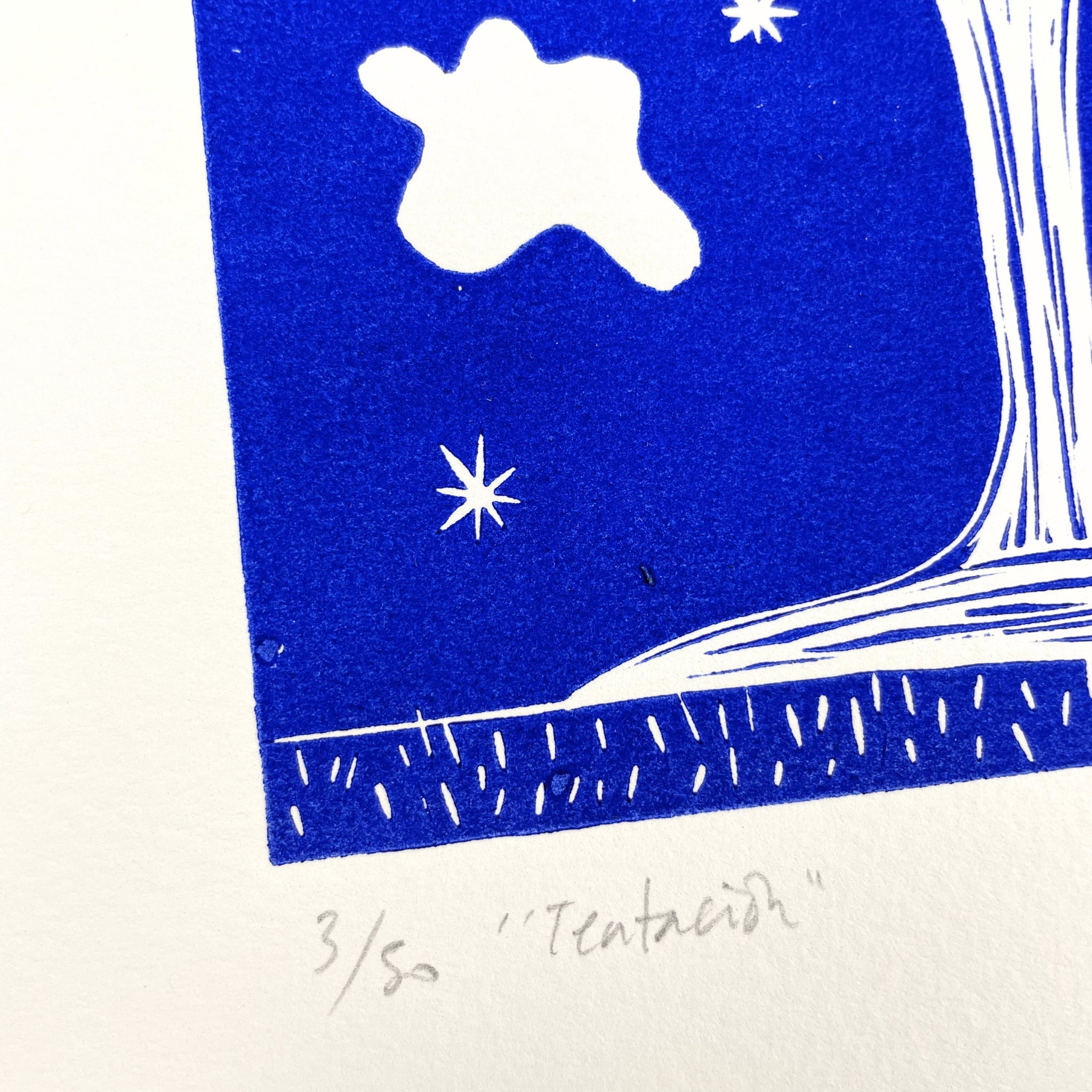 "Tentación" Linocut Print