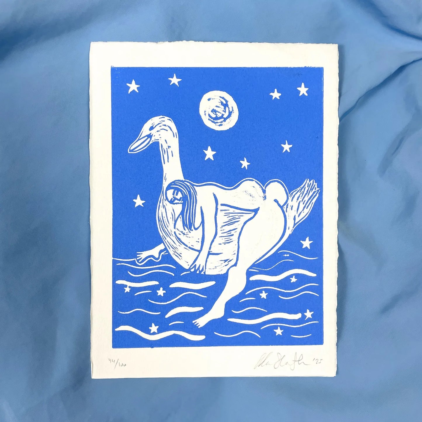 "Tender" Linocut Print