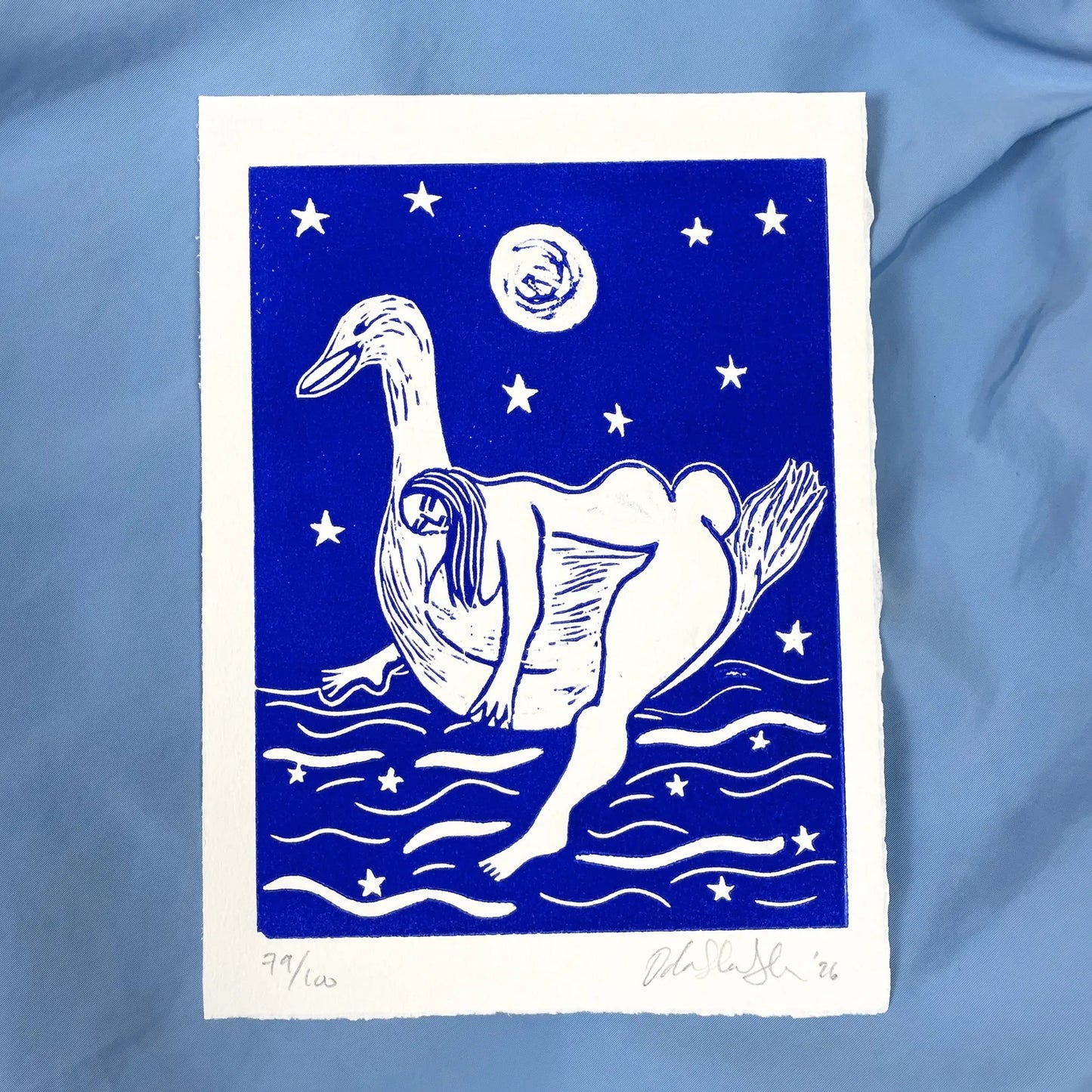 "Tender" Linocut Print