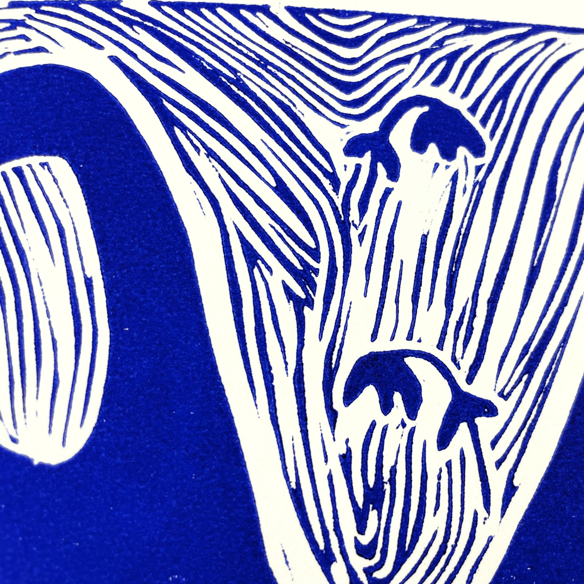 "Twisted" Linocut Print